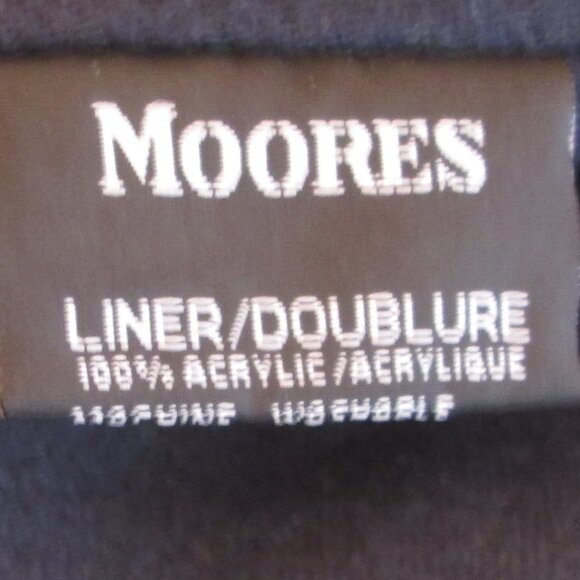 Men's Moores Blue Trench Coat size 40 Short - Picture 8 of 9